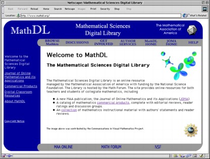 [The MathDL Home Page]